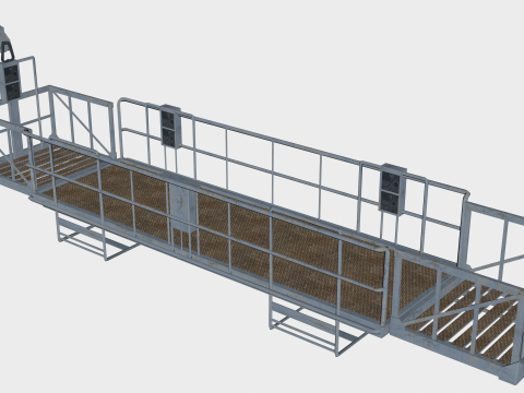 8 in 1 Building Maintenance Unit Collection - Game Assets - Low Poly 3D मॉडल
