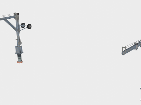 8 in 1 Building Maintenance Unit Collection - Game Assets - Low Poly 3D मॉडल