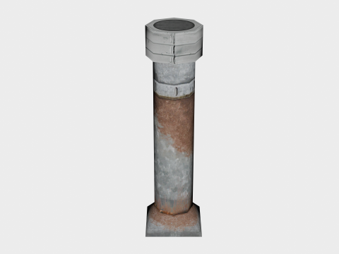 38 in 1 Rooftop Vents Collection - Game Assets - Low Poly 3D 모델