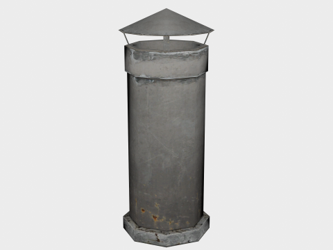 38 in 1 Rooftop Vents Collection - Game Assets - Low Poly 3D 모델