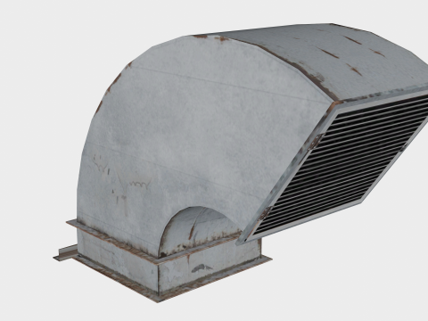 38 in 1 Rooftop Vents Collection - Game Assets - Low Poly 3D 모델