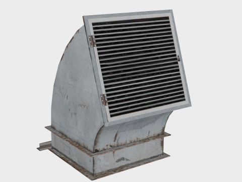 38 in 1 Rooftop Vents Collection - Game Assets - Low Poly 3D 모델