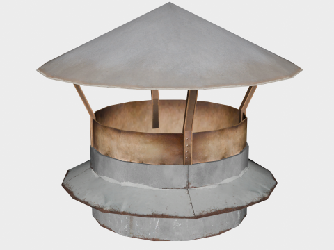 38 in 1 Rooftop Vents Collection - Game Assets - Low Poly 3D 모델