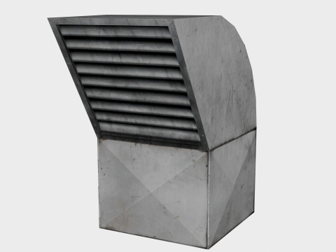 38 in 1 Rooftop Vents Collection - Game Assets - Low Poly 3D 모델