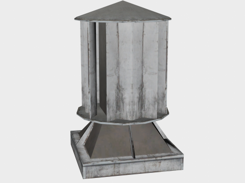 38 in 1 Rooftop Vents Collection - Game Assets - Low Poly 3D 모델