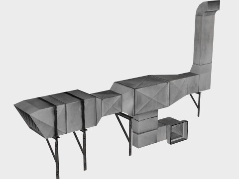 38 in 1 Rooftop Vents Collection - Game Assets - Low Poly 3D 모델