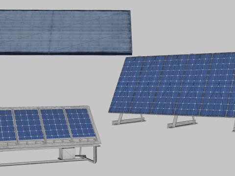121 in 1 Rooftop Props Mega Pack - Game Assets - Low Poly Modelo 3D