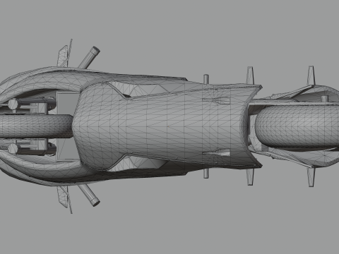 Strale 848X - High Poly Sportbike 3D 模型