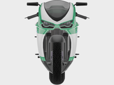 Strale 848X - High Poly Sportbike 3D 模型