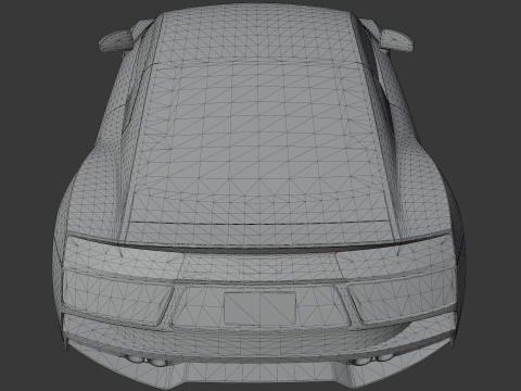 Virex R8X - High Poly Sports car Modello 3D