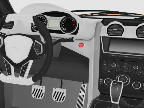 Virex R8X - High Poly Sports car Modello 3D