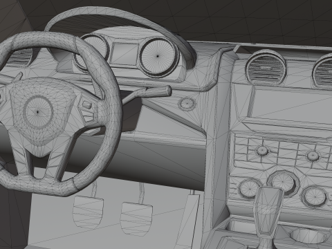 Virex R8X - High Poly Sports car Modello 3D