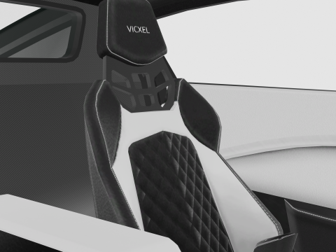 Virex R8X - High Poly Sports car Modello 3D