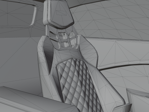 Virex R8X - High Poly Sports car Modello 3D