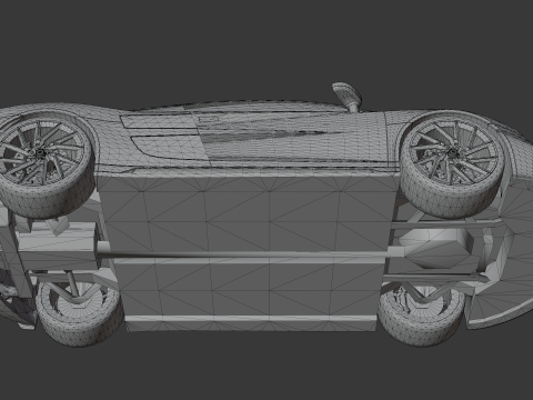 Virex R8X - High Poly Sports car Modello 3D