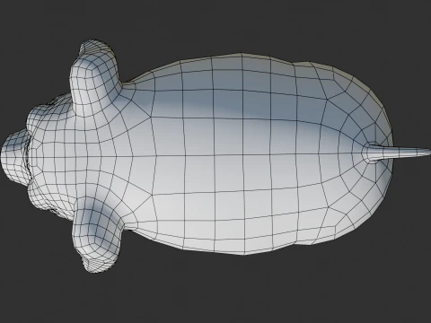 Stylized Pig 3D Model
