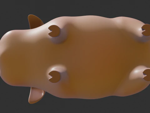 Stylized Pig 3D Model