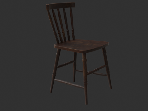 Table and Chairs 3D मॉडल