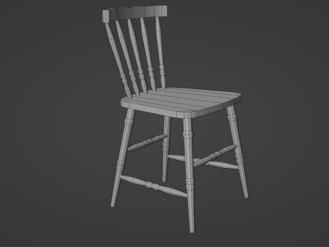 Table and Chairs 3D मॉडल