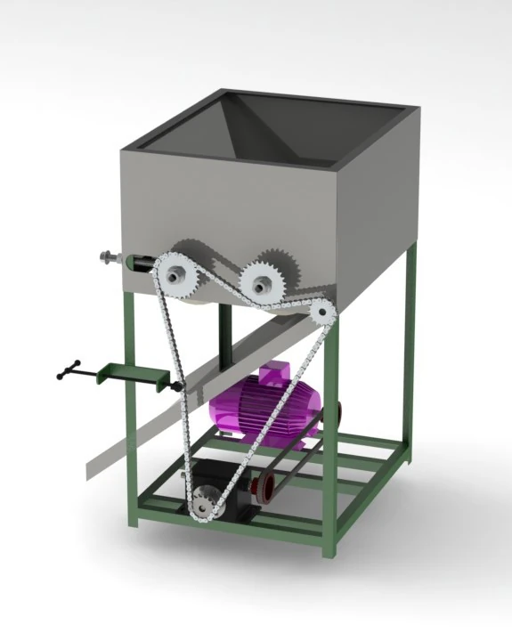 Roll Press 3D Model .c4d .max .obj .3ds .fbx .stl .blend 