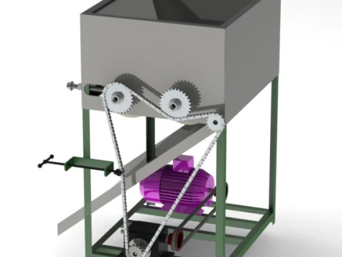 Рулонний прес 3D Модель