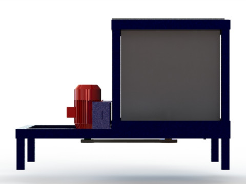 Fish floss oil removal machine 3D Model