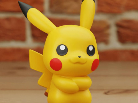 Pikachu 3D 프린트 모델
