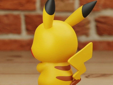 Pikachu 3D 프린트 모델