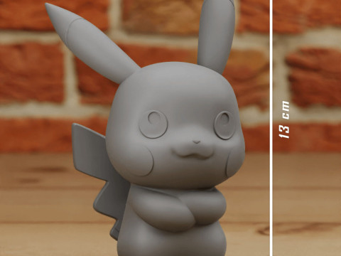 Pikachu 3D 프린트 모델