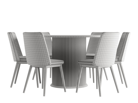 Dining Set Modello 3D
