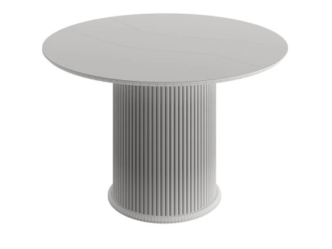Wooden round dining table 3D Model