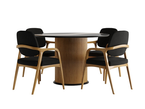 Dining Set Modelo 3D