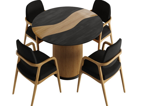 Dining Set Modelo 3D