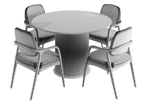 Dining Set Modelo 3D