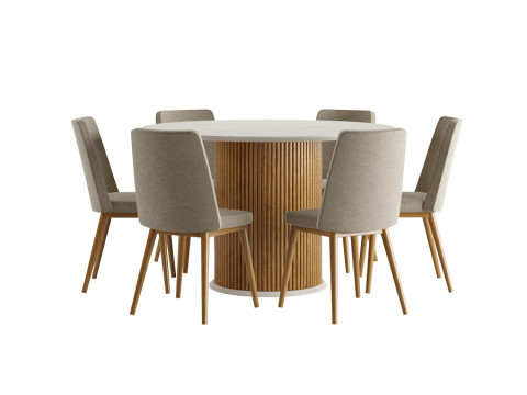 Dining Set Modèle 3D