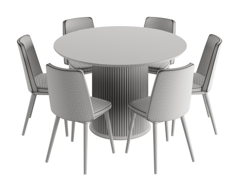Dining Set Modèle 3D