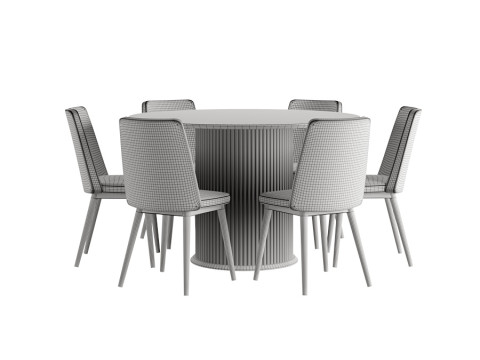 Dining Set Modèle 3D