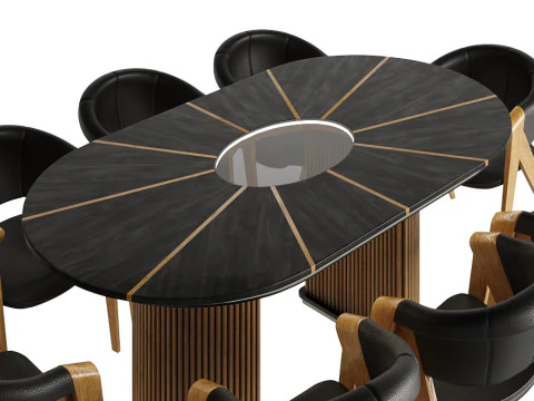 Dining Set 3D Model