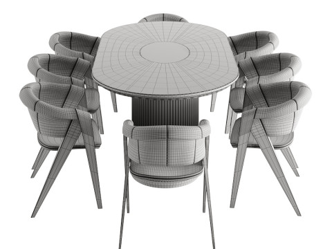 Dining Set 3D Model
