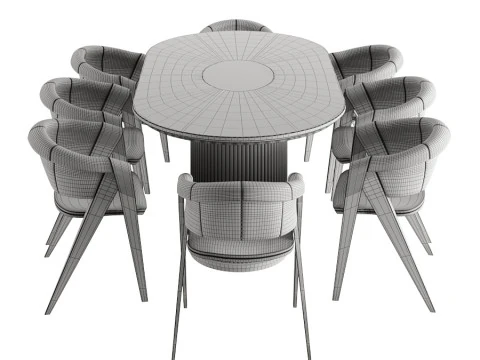 Dining Set 3D Model