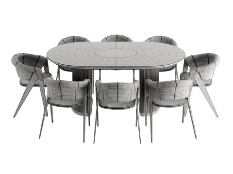 Dining Set 3D Model