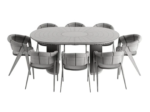 Dining Set 3D Model
