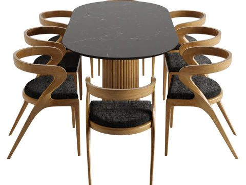 Dining Set 3D Model