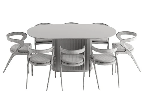 Dining Set 3D Model