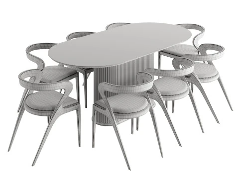 Dining Set 3D Model