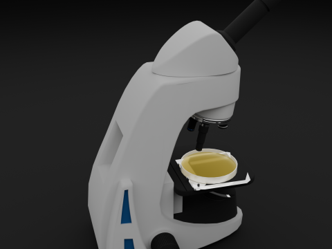Microscope 3D Model
