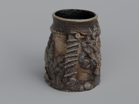 Eastern European mug 3D Model