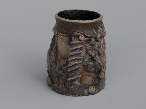 Eastern European mug 3D Model