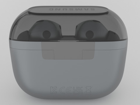 Samsung Galaxy Buds3 Pro Silver 3D 模型