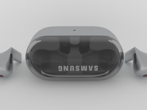 Samsung Galaxy Buds3 Pro Silver 3D 模型